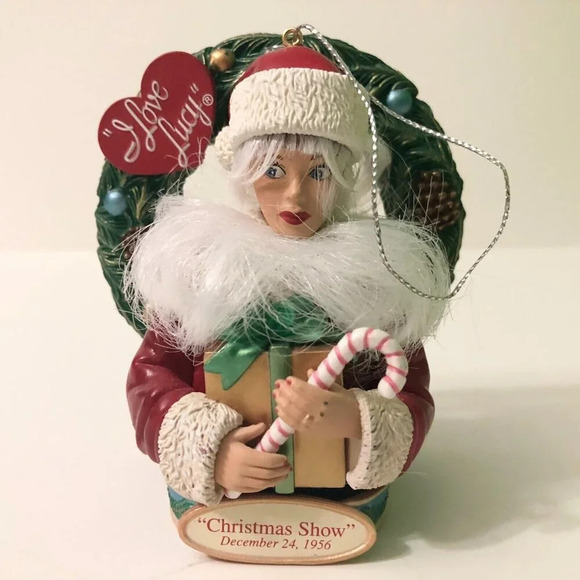 2008 Carlton Heirloom Ornament I Love Lucy Christmas Show No Box - Picture 12 of 15